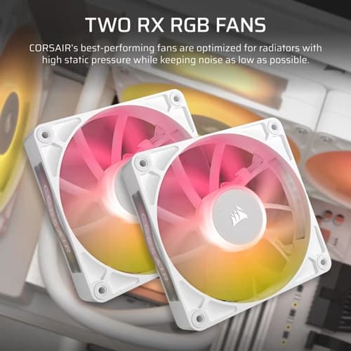Corsair iCUE LINK Titan 240 RX LCD RGB White CPU Liquid Cooler